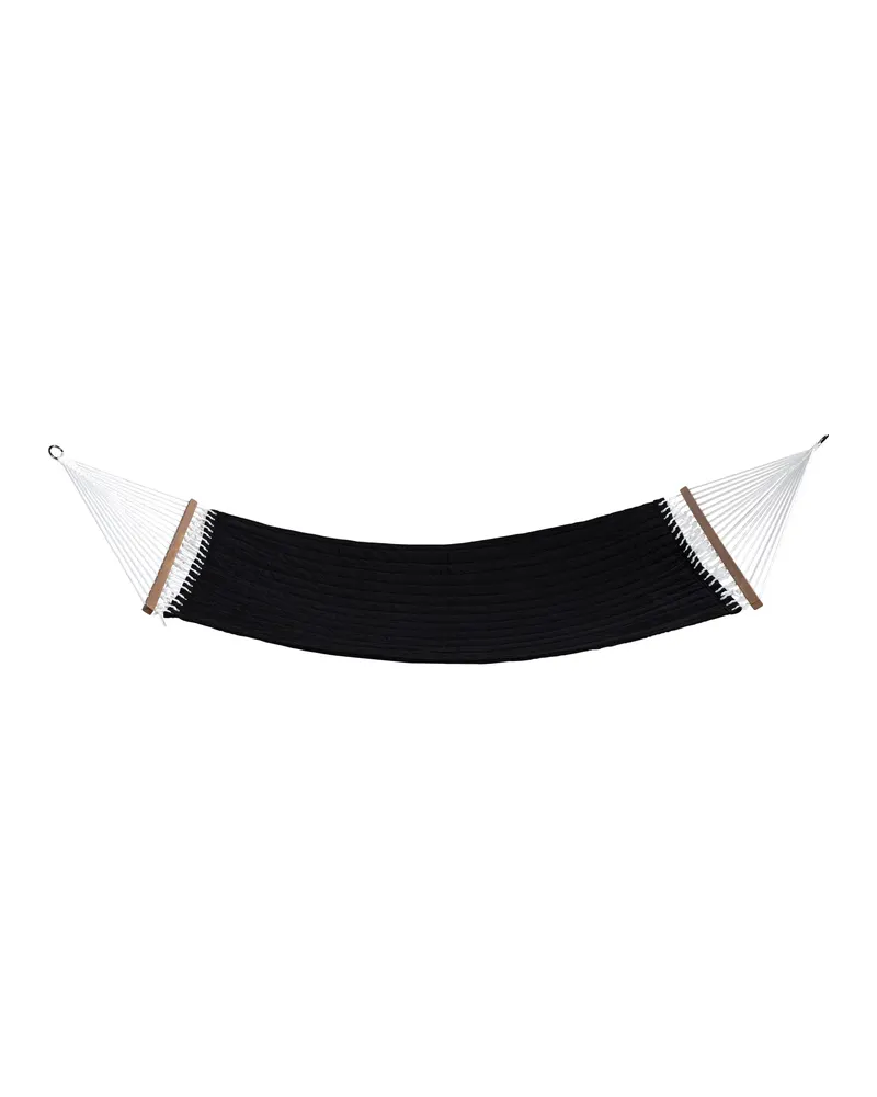 Marbella Hängematte in Schwarz mit Stäben aus Akazie