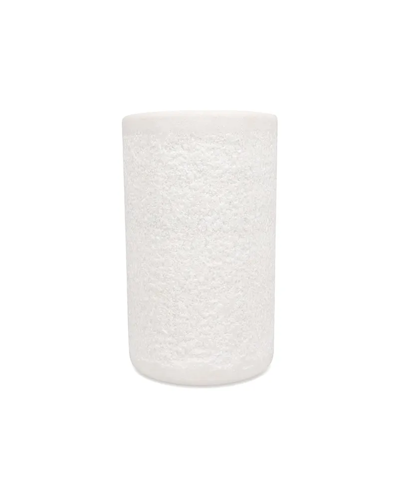 Marbliss Weinkühler aus weißem Marmor, 20 cm hoch