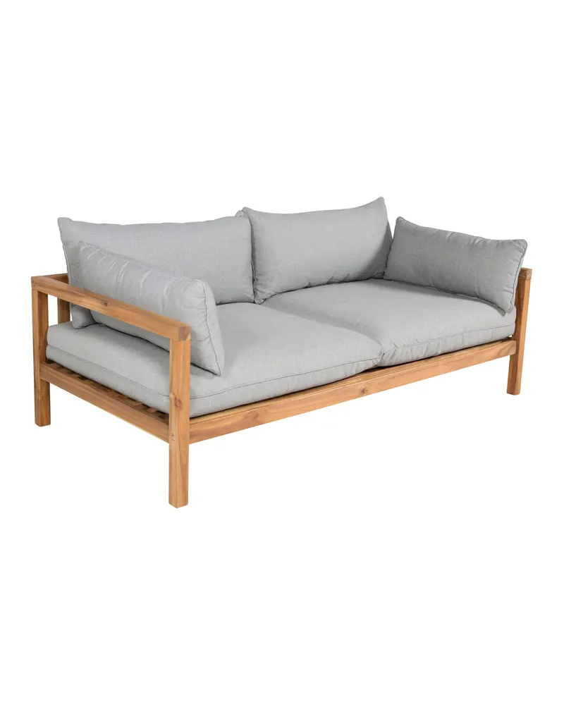 Marion Gartensofa aus Akazie mit Kissen, Ansicht 2
