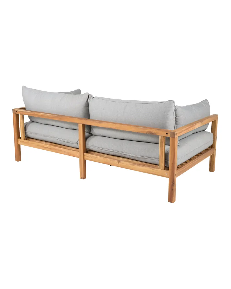Marion Gartensofa aus Akazie mit Kissen, Ansicht 4