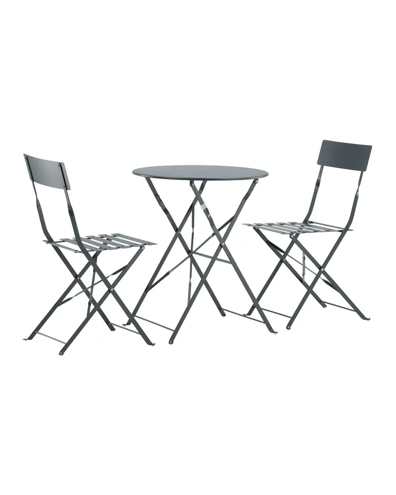 Marseille Bistroset klappbar mit rundem Tisch und zwei Stühlen, Ansicht 6
