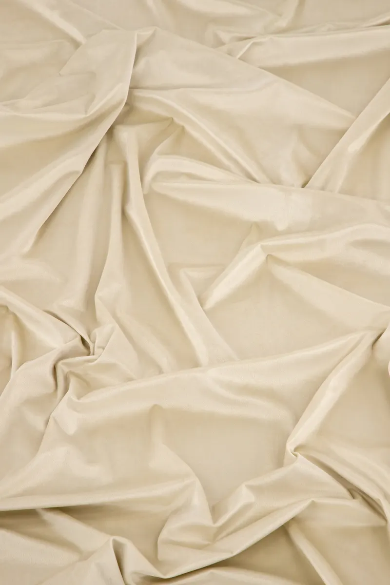Mary Vorhang aus Samt in Beige, im Wohnraum, Ansicht 2