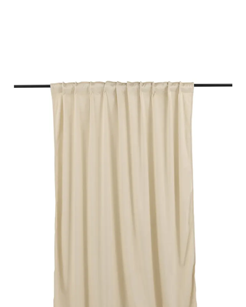 Mary Vorhang aus Samt in Beige, Ansicht 2