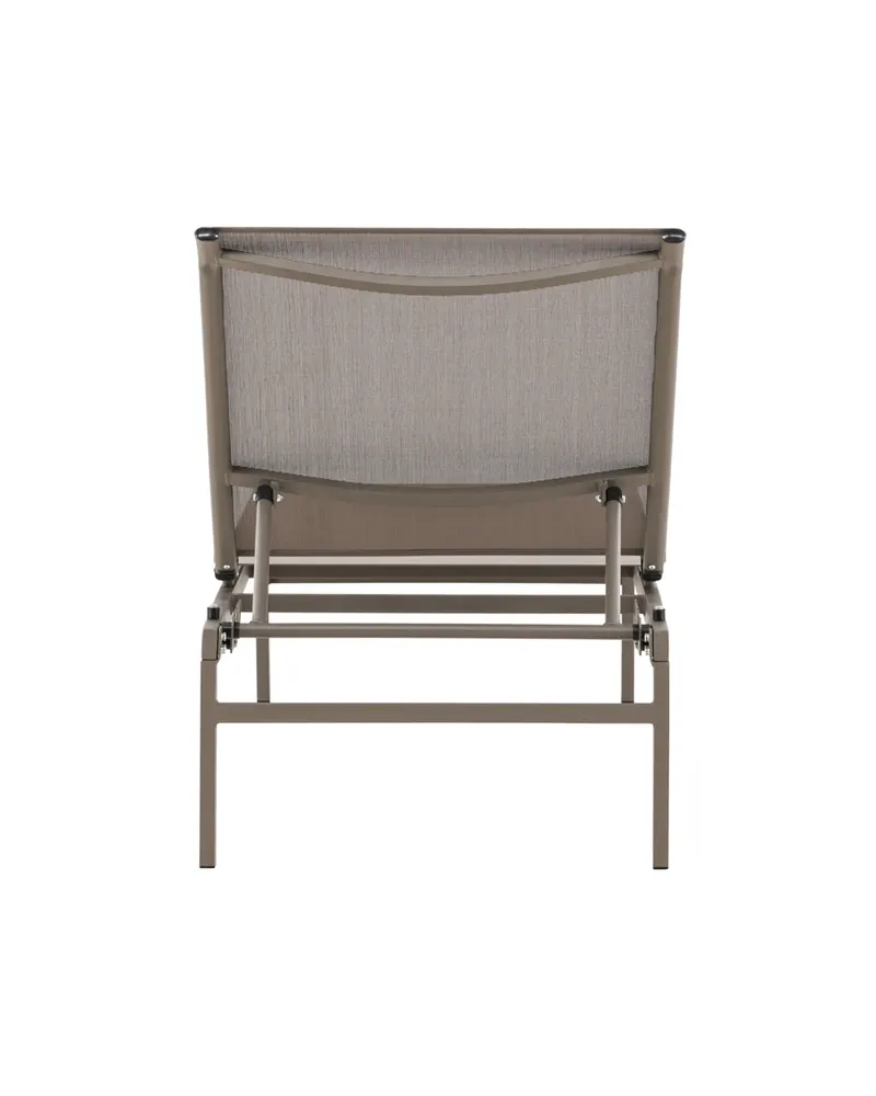 Massimo Sonnenliege mit Textilene-Bespannung in Beige, Ansicht 10