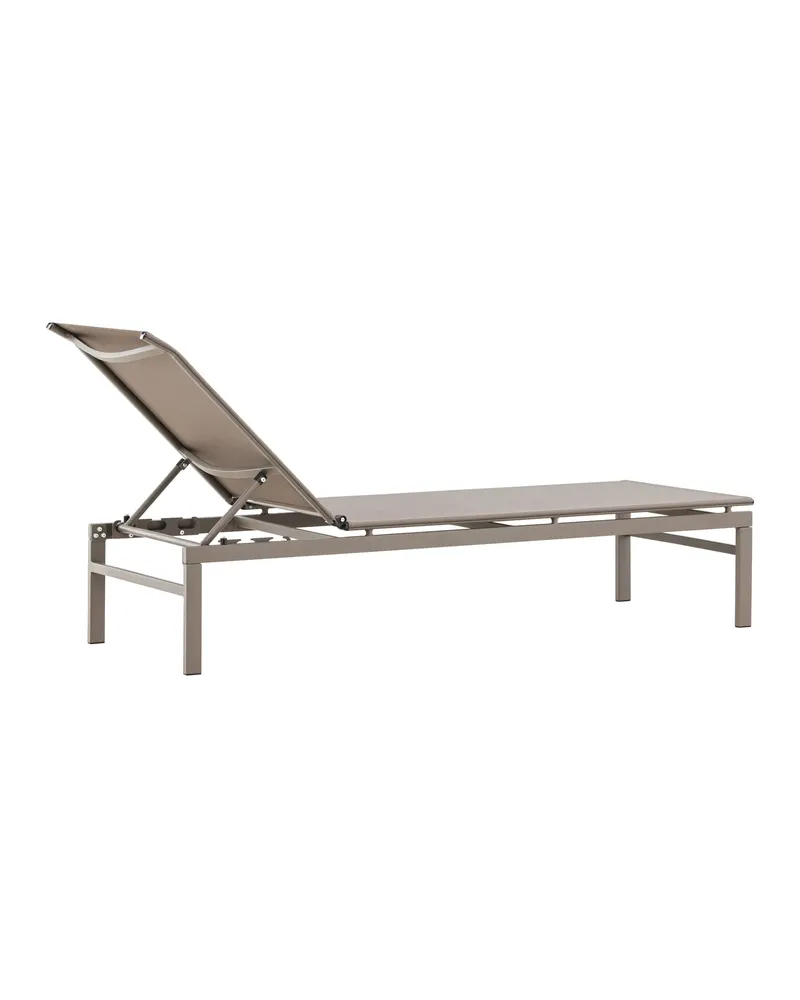 Massimo Sonnenliege mit Textilene-Bespannung in Beige, Ansicht 12