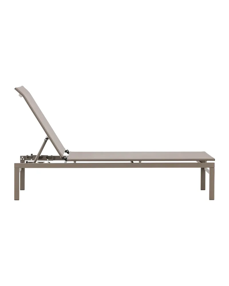 Massimo Sonnenliege mit Textilene-Bespannung in Beige, Ansicht 14