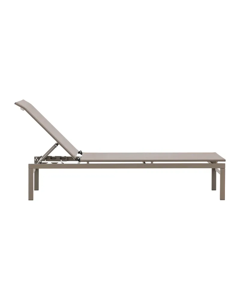Massimo Sonnenliege mit Textilene-Bespannung in Beige, Ansicht 15