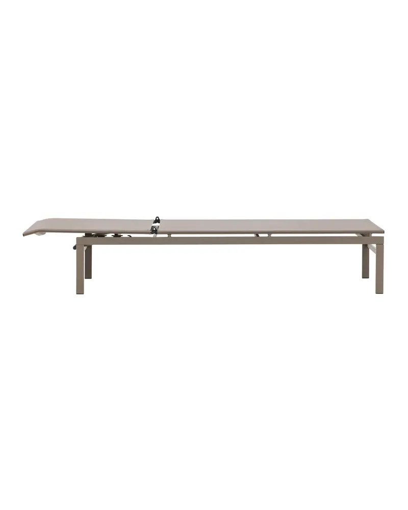 Massimo Sonnenliege mit Textilene-Bespannung in Beige, Ansicht 16
