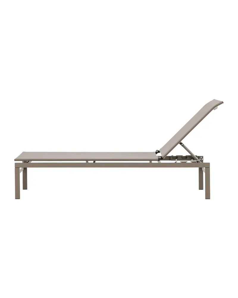 Massimo Sonnenliege mit Textilene-Bespannung in Beige, Ansicht 3