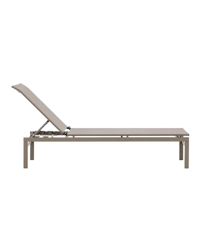 Massimo Sonnenliege mit Textilene-Bespannung in Beige, Ansicht 5