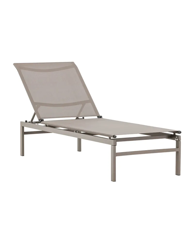 Massimo Sonnenliege mit Textilene-Bespannung in Beige, Ansicht 7