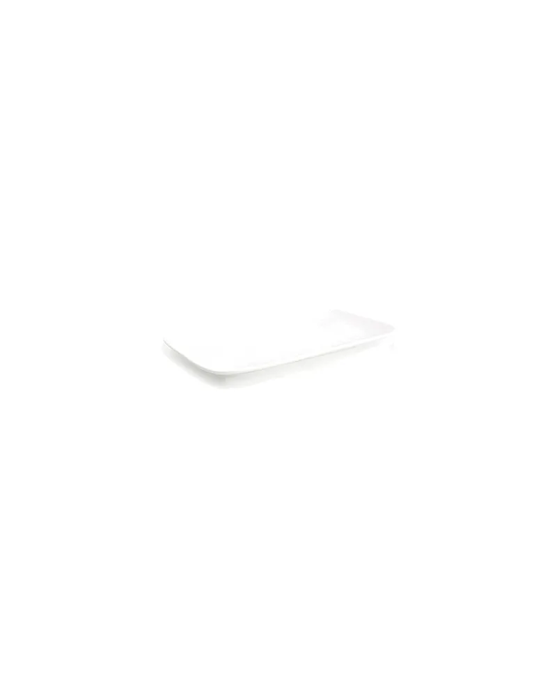 Match Servierschale aus New Bone China, rechteckig, 33,5 × 22 cm, Weiß