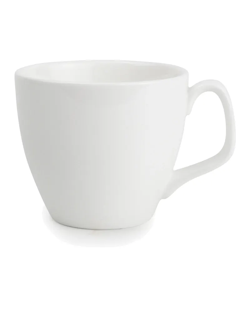 Match Tasse aus weißem New Bone China mit 200 ml