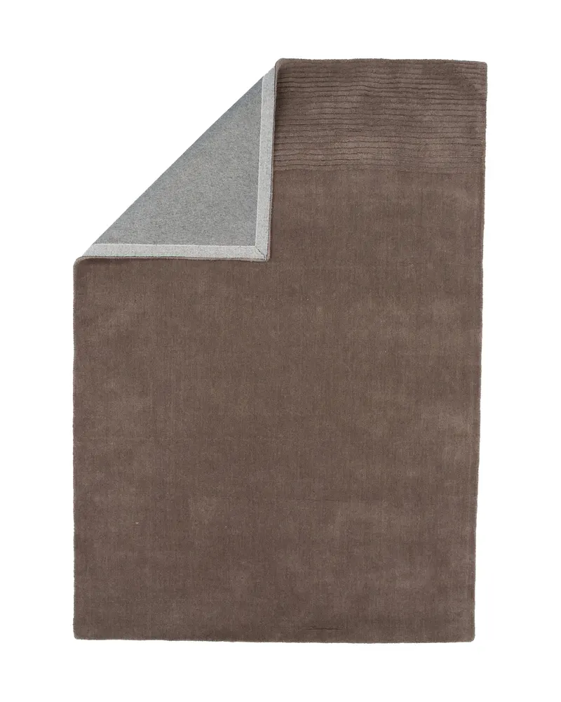 Matteo Wollteppich mit Linienmuster an den Enden in 350 × 250 cm, Ansicht 2
