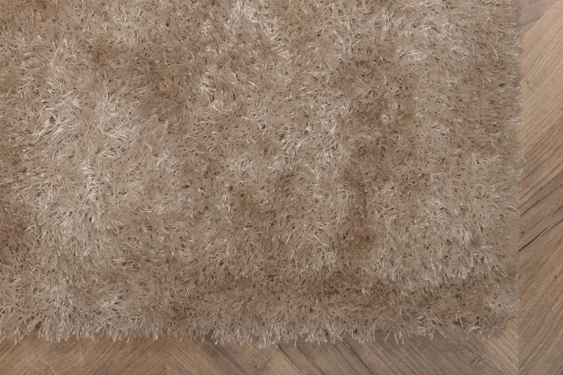 Mattis Teppich mit schimmerndem Flor in 230 × 160 cm, Beige, im Wohnraum, Ansicht 4