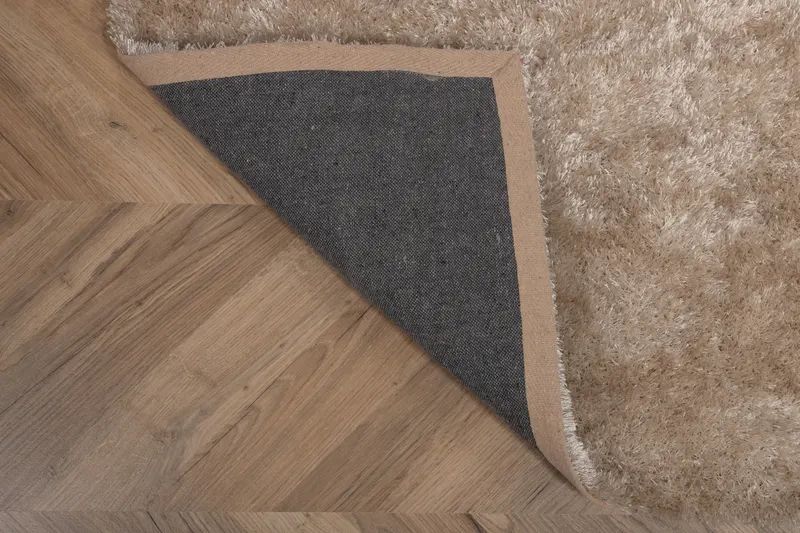 Mattis Teppich mit schimmerndem Flor in 230 × 160 cm, Beige, im Wohnraum, Ansicht 5