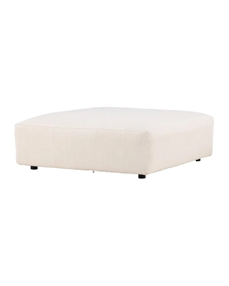 Mavi Sofa-Modul für modulares Sofa, Beige mit tiefem Sitz, Beige, Schwarz