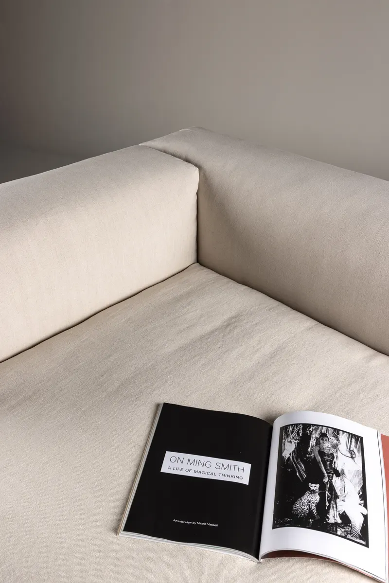 Mavi Sofa-Modul für modulares Sofa in 135 × 70 × 135 cm, rechts, im Wohnraum, Ansicht 2