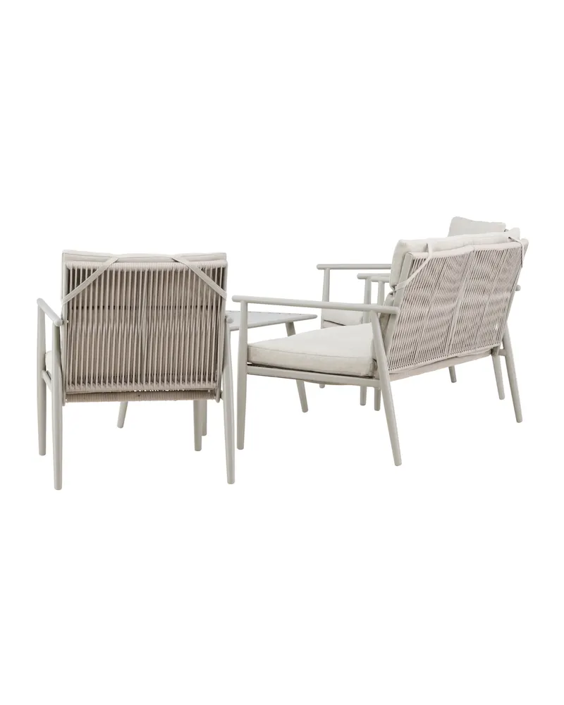 Mazzaro Gartenlounge mit Stahlgestell in Beige, Ansicht 8