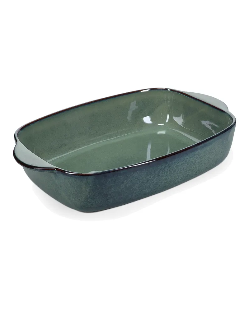 Meridian Auflaufform aus Steinzeug mit reaktiver Glasur