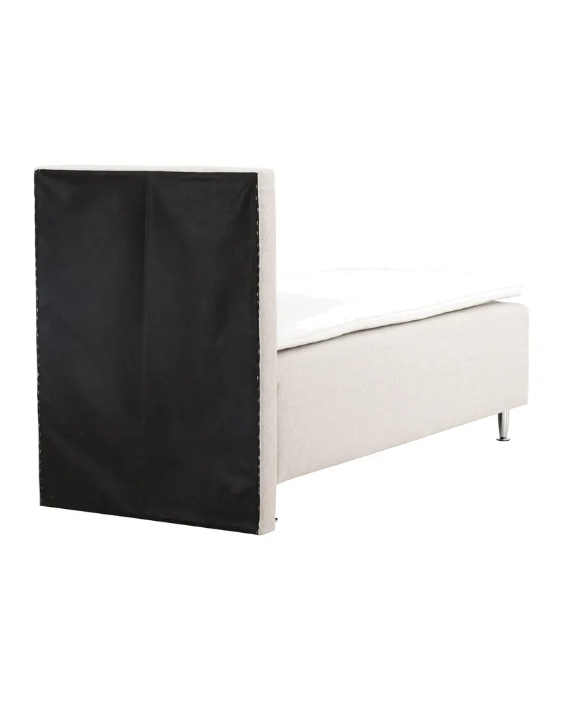 Mesa Polsterbett mit hohem Kopfteil in 200 × 66 × 90 cm, Beige, Gestell Champagner, Ansicht 10