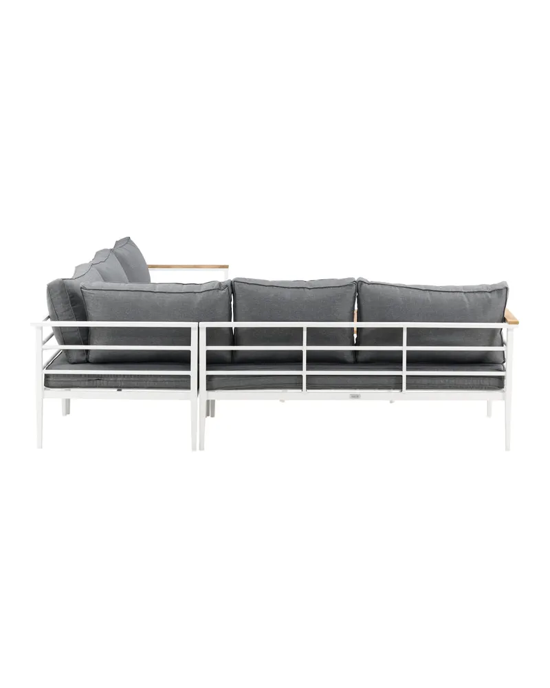 Mexico Gartenlounge mit Ecksofa und Teak-Couchtisch, Ansicht 13