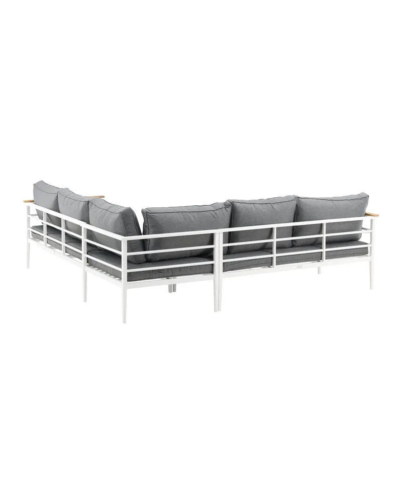 Mexico Gartenlounge mit Ecksofa und Teak-Couchtisch, Ansicht 9