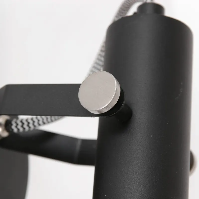 Acier Wandspot mit E27-Fassung in Stahl, Schwarz, Ansicht 18