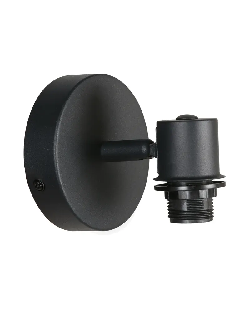Mexlite Bambus Wandspot aus Metall, dreh und schwenkbar in Schwarz, Ansicht 2