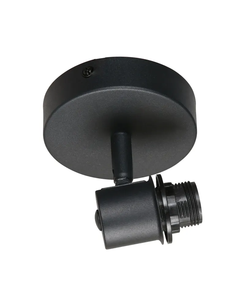 Mexlite Bambus Wandspot aus Metall, dreh und schwenkbar in Schwarz, Ansicht 4