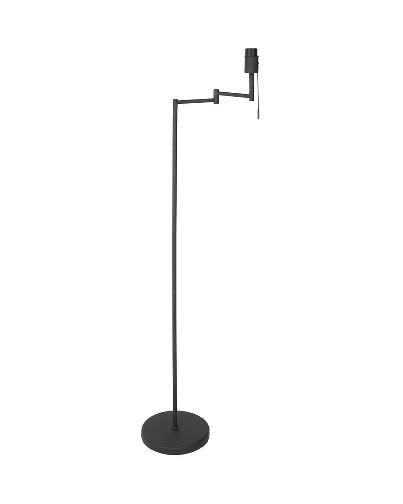 Bella Stehlampe mit Lesearm und E27-Fassung in Grau, Ansicht 3