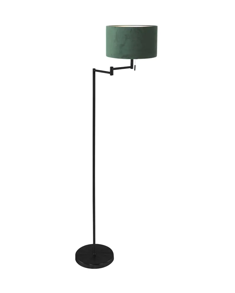 Bella Stehlampe mit Lesearm, Grün