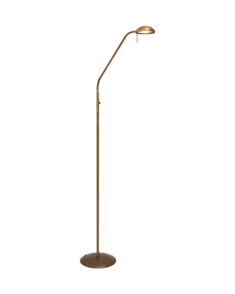 Biron Stehlampe mit Lesearm und austauschbarem LED-Modul, Schwarz