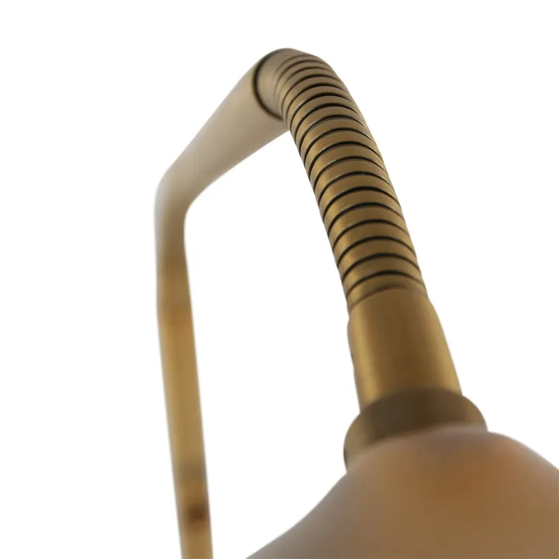 Biron Stehlampe mit Lesearm und austauschbarem LED-Modul in Bronze, Ansicht 9