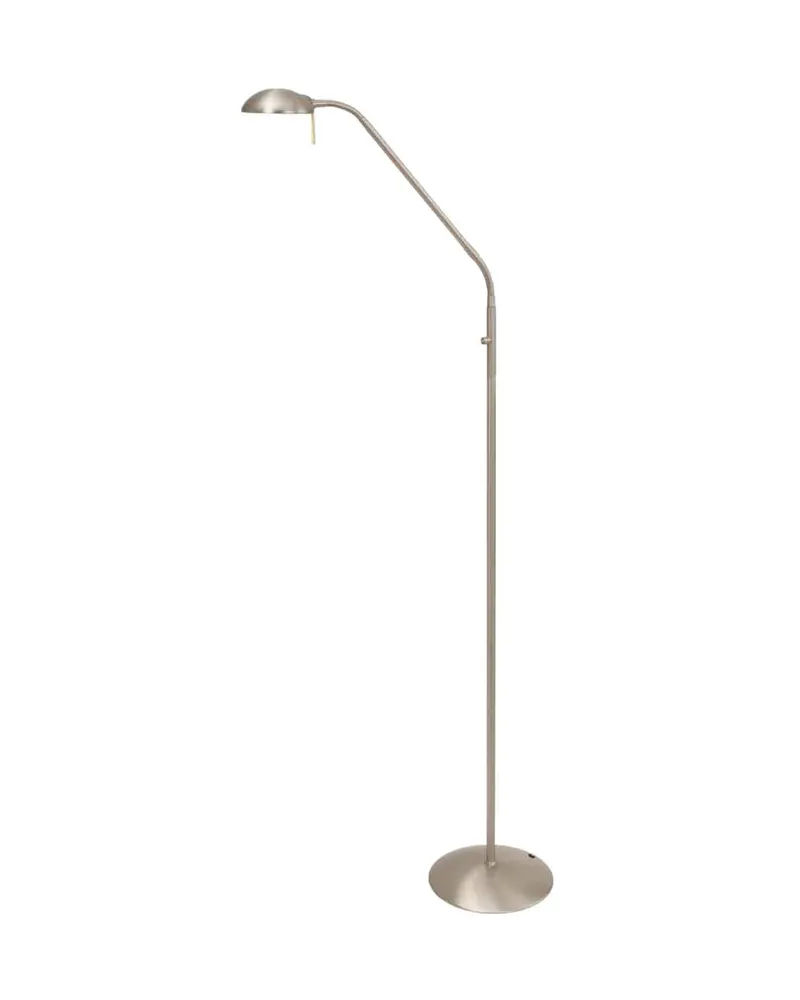 Biron Stehlampe mit Lesearm und austauschbarem LED-Modul in Stahl, Ansicht 3