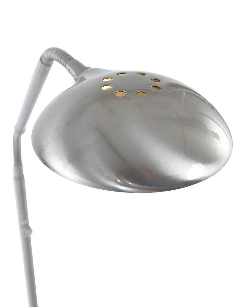 Biron Stehlampe mit Lesearm und austauschbarem LED-Modul in Stahl, Ansicht 8