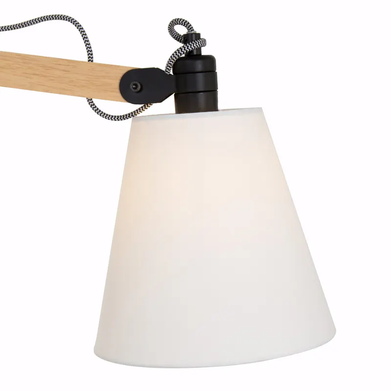 Mexlite Dion Wandleuchte mit verstellbarem Lesearm in Creme, Ansicht 8