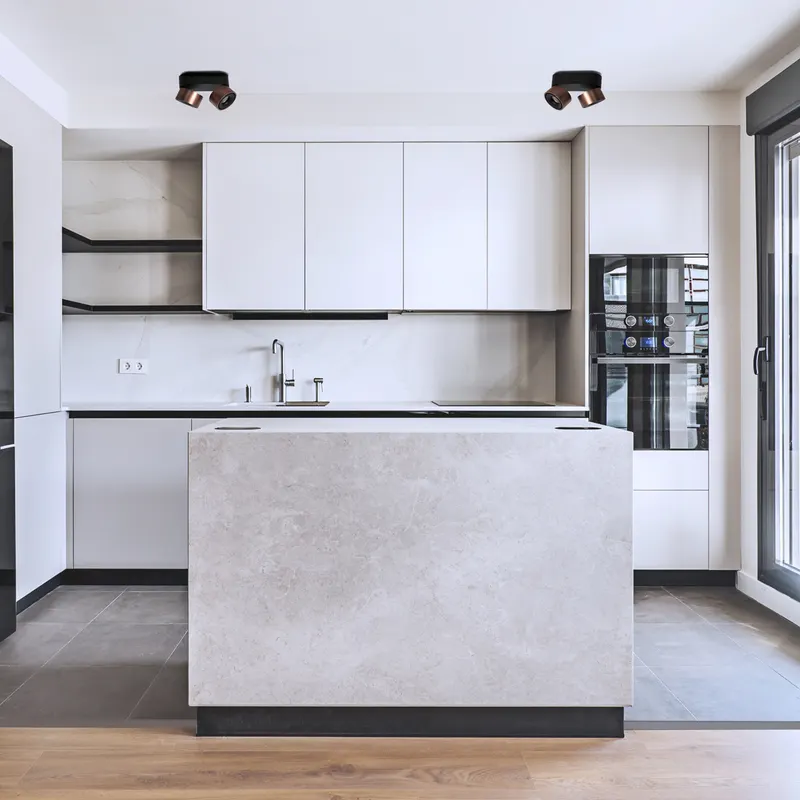 Mexlite Fez Doppelspot mit austauschbaren LED-Modulen in Bronze, Ansicht 2