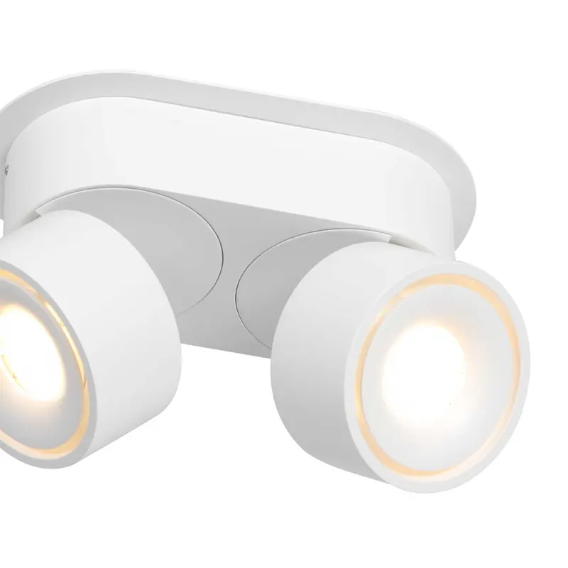 Mexlite Fez Spot mit austauschbarem LED-Modul in Weiß, Ansicht 10