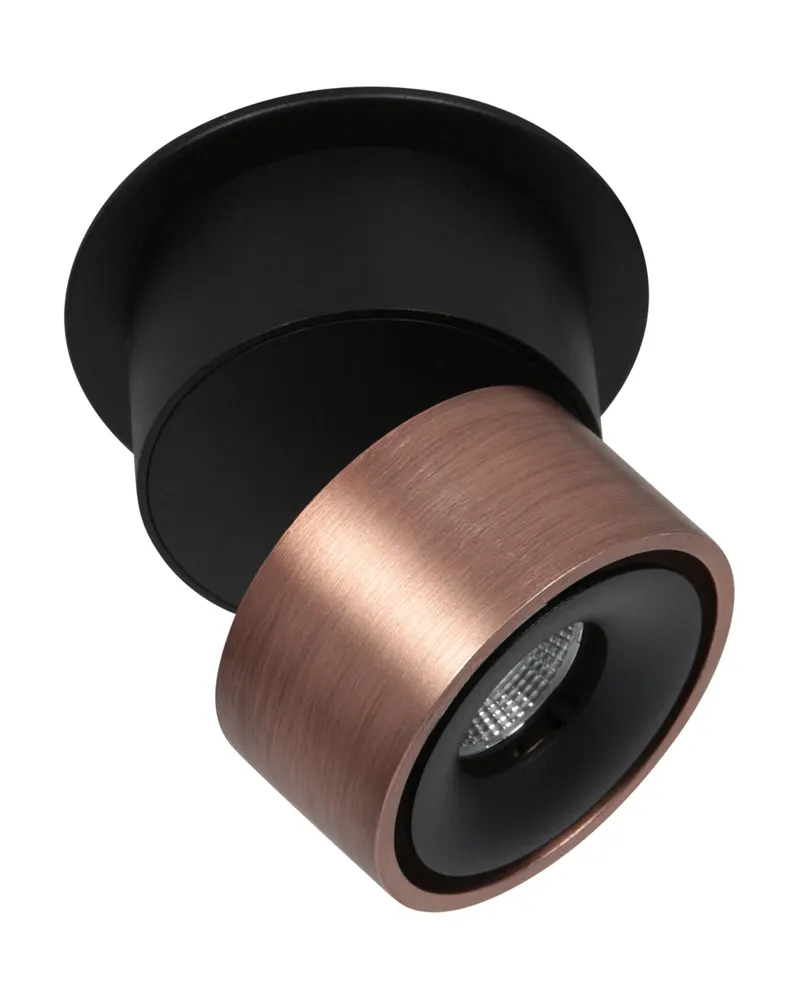 Mexlite Fez Spot mit austauschbarem LED-Modul in Bronze, Ansicht 4