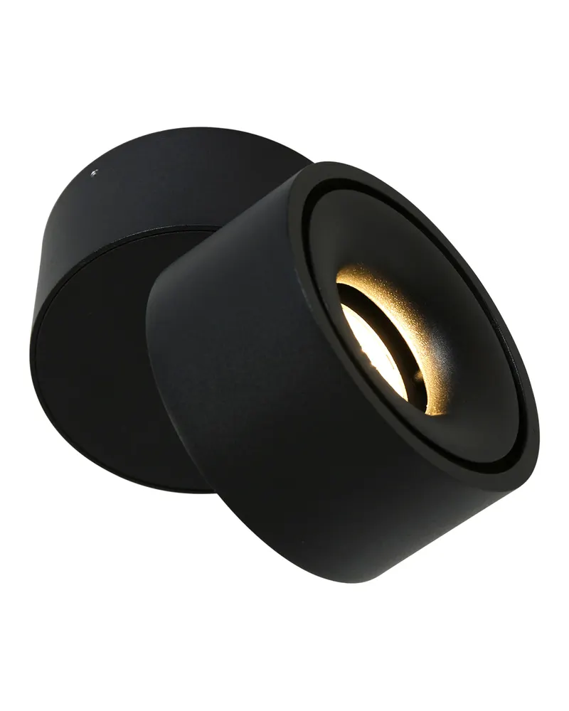 Mexlite Fez Spot mit austauschbarem LED-Modul in Schwarz, Ansicht 6