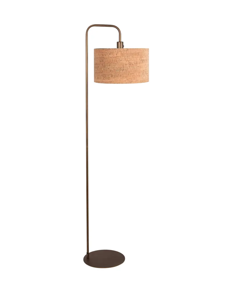 Forma Stehlampe in Bronze mit E27-Fassung