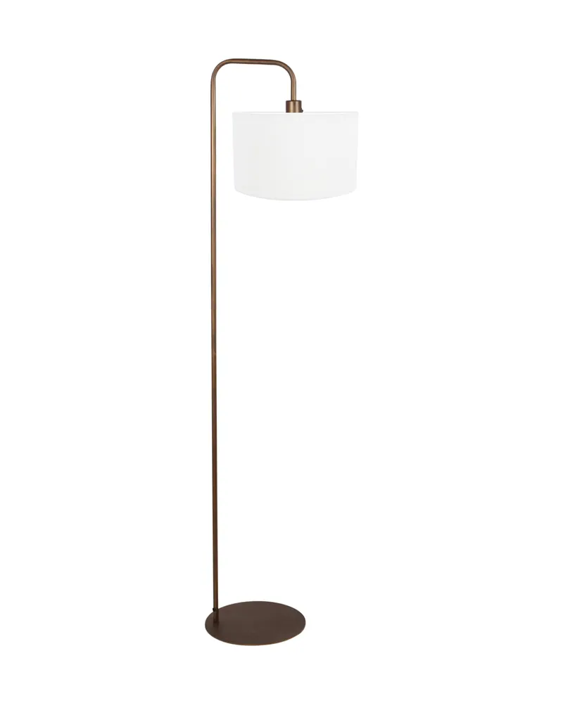 Forma Stehlampe in Bronze mit E27-Fassung