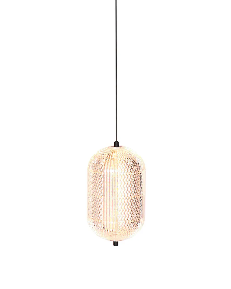 Geripu Pendelleuchte mit austauschbarem LED-Modul, Mattglas
