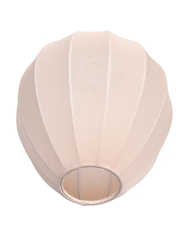Lampenschirm K20121S aus Textil, Beige und Creme, Beige, Creme