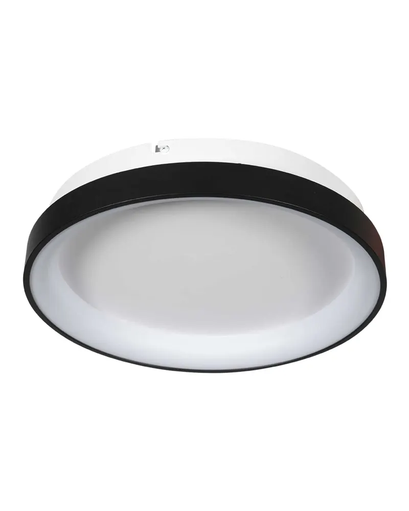 Lumex LED-Deckenleuchte mit austauschbarem LED-Modul in Schwarz, Ansicht 11