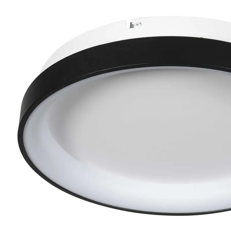 Lumex LED-Deckenleuchte mit austauschbarem LED-Modul in Schwarz, Ansicht 12