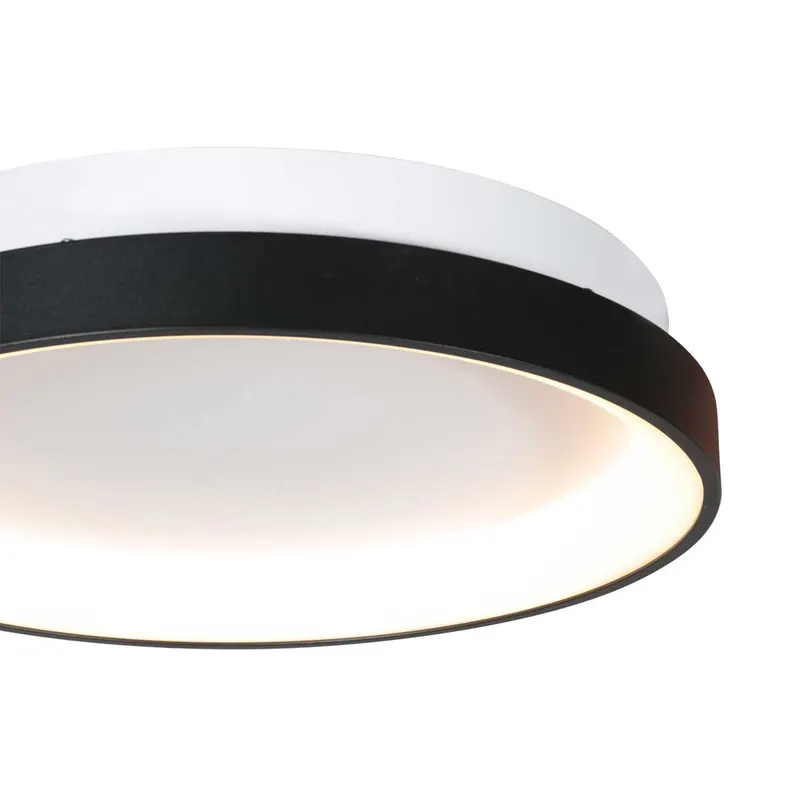 Lumex LED-Deckenleuchte mit austauschbarem LED-Modul in Schwarz, Ansicht 13