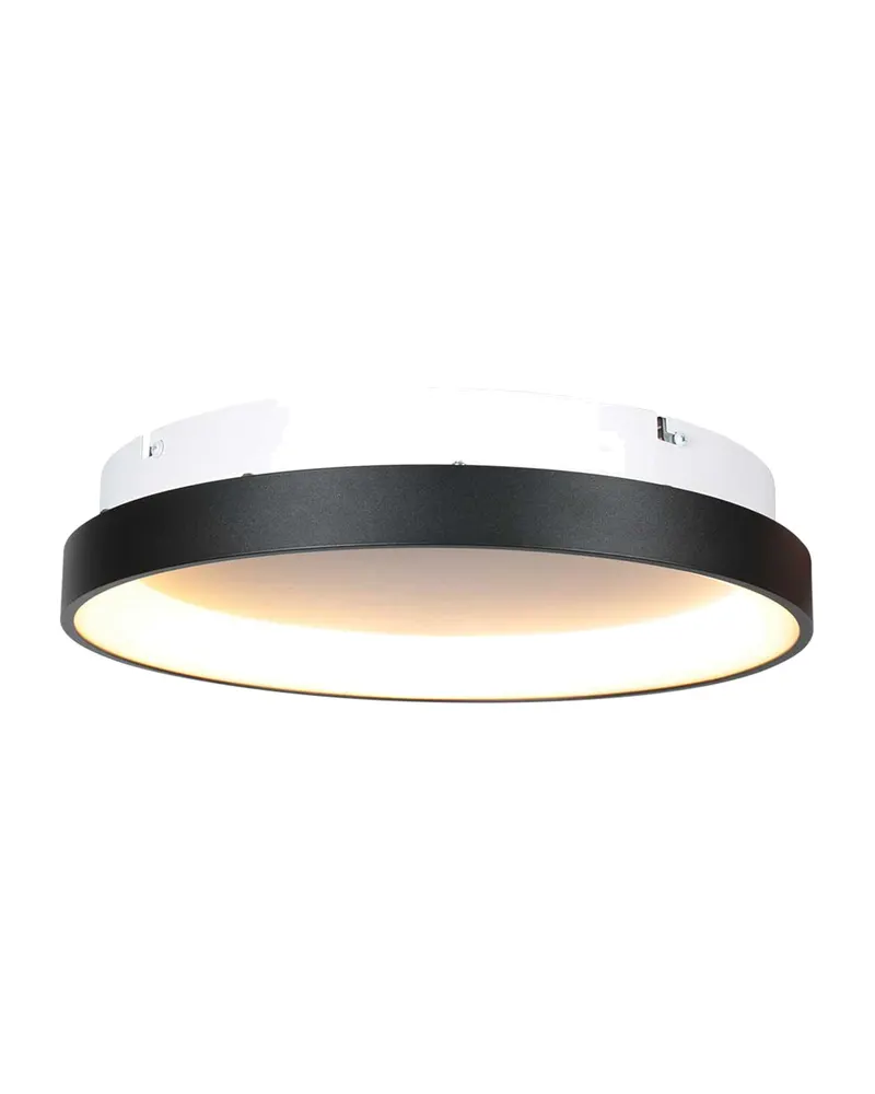Lumex LED-Deckenleuchte mit austauschbarem LED-Modul in Schwarz, Ansicht 4