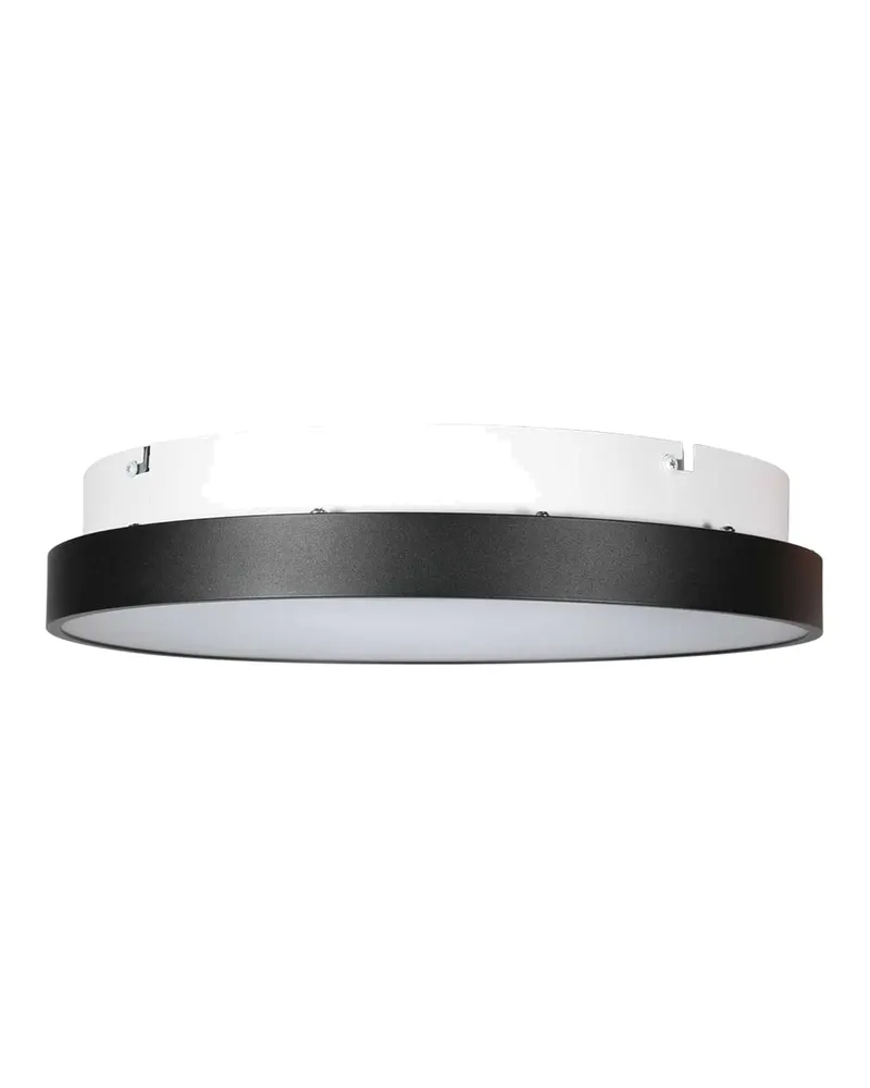 Lumex LED-Deckenleuchte mit austauschbarem LED-Modul in Schwarz, Ansicht 7